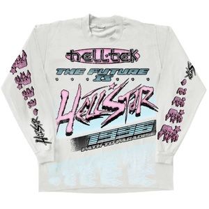 Hellstar Brain Racer Long Sleeve Tee Size LARGE
